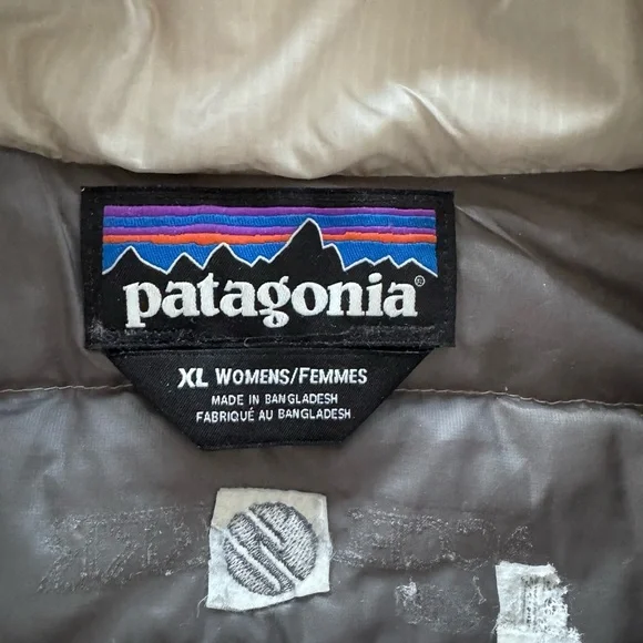 Patagonia Down Sweater Jacket Feather gray XL - Picture 9 of 10